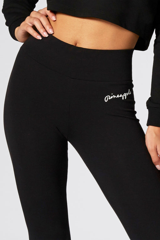 Buy Pineapple Black Band High Waisted Crop Leggings from Next USA