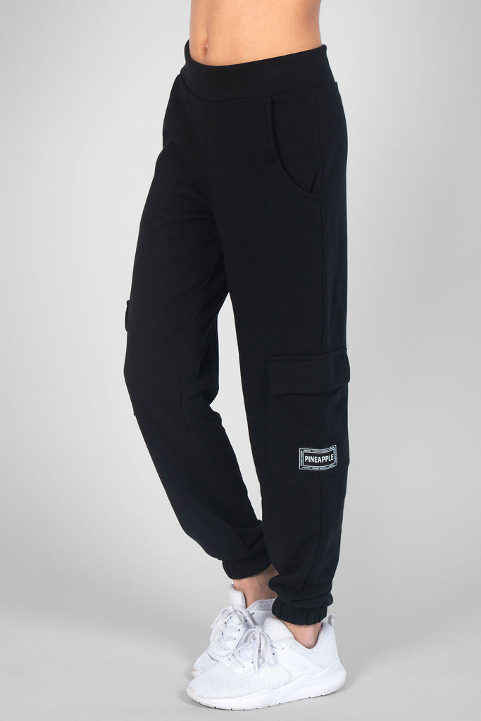 Buy Pineapple Girls' Black Cargo Joggers online