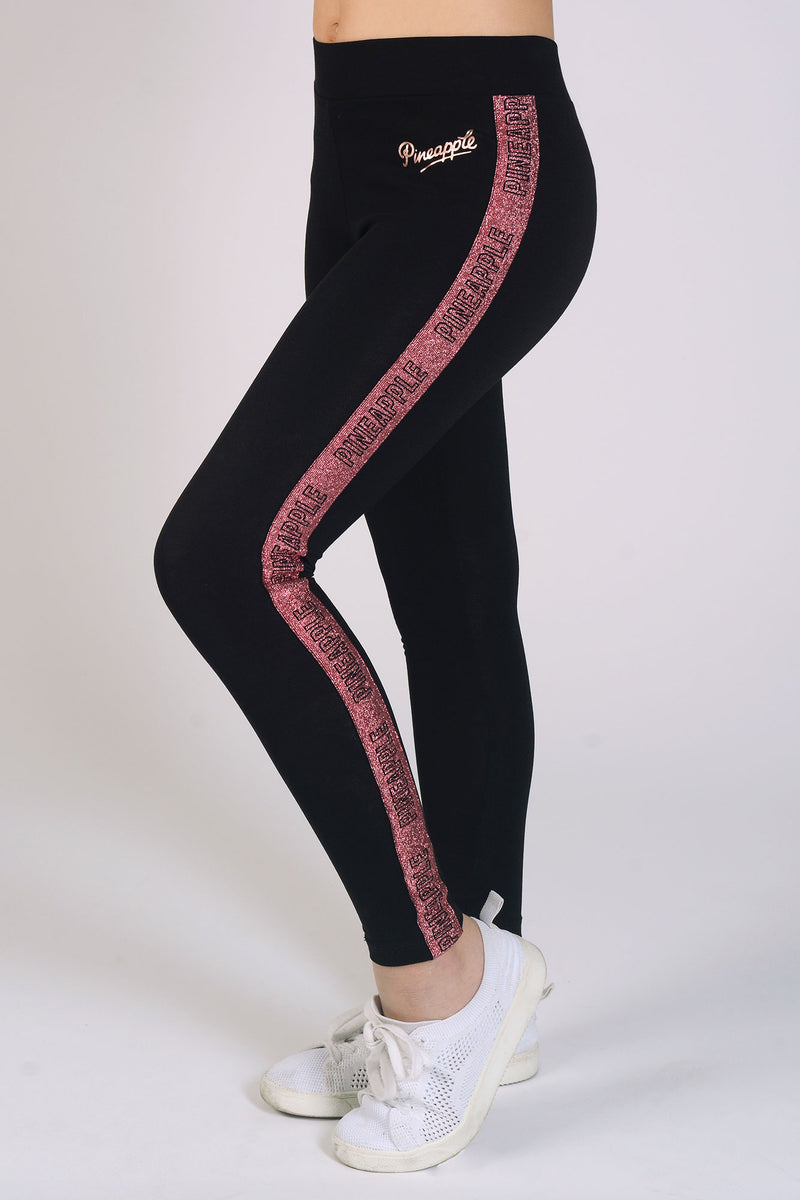 Buy Pineapple Womens Tape Black Leggings from Next Luxembourg