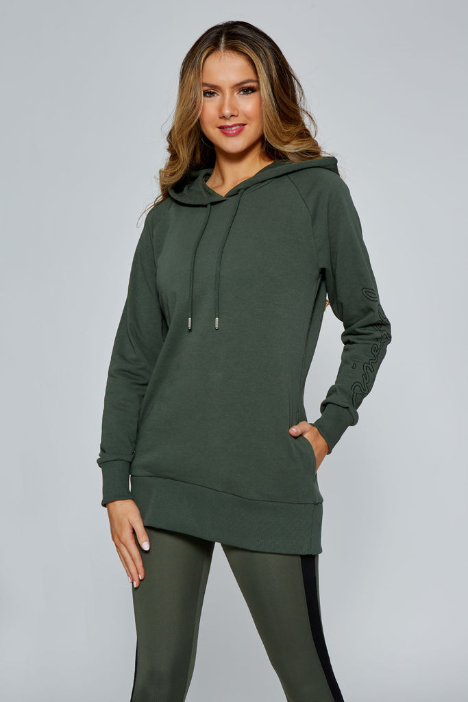 Buy Pineapple Women's Khaki Loopback Hoodie Online