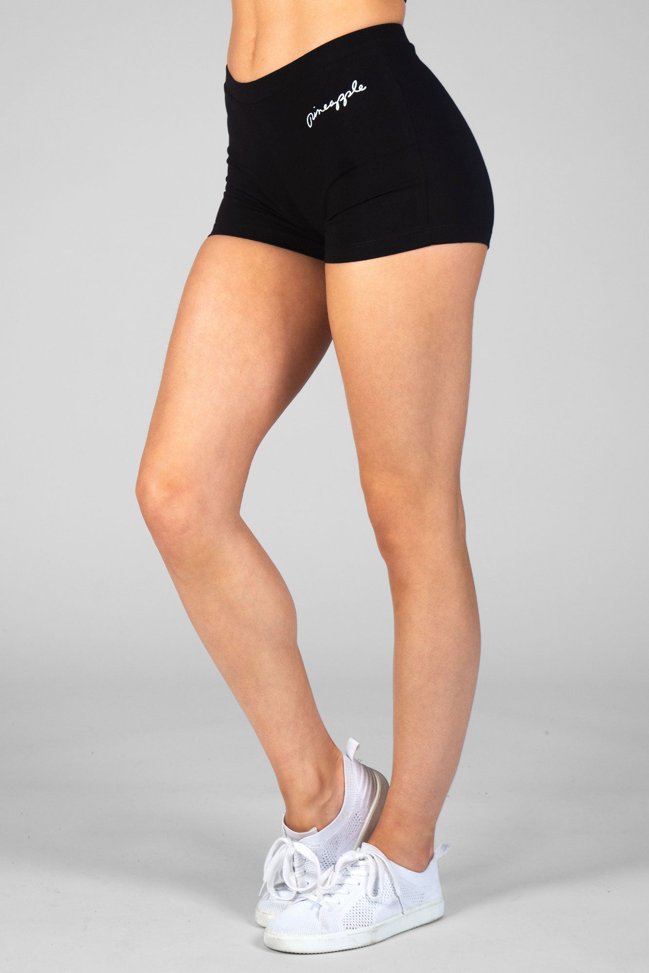 Shape Black High Waist Hotpants | Curve | PrettyLittleThing
