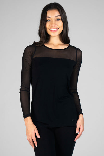 Buy Black Mesh Panel Top from the Pineapple online store